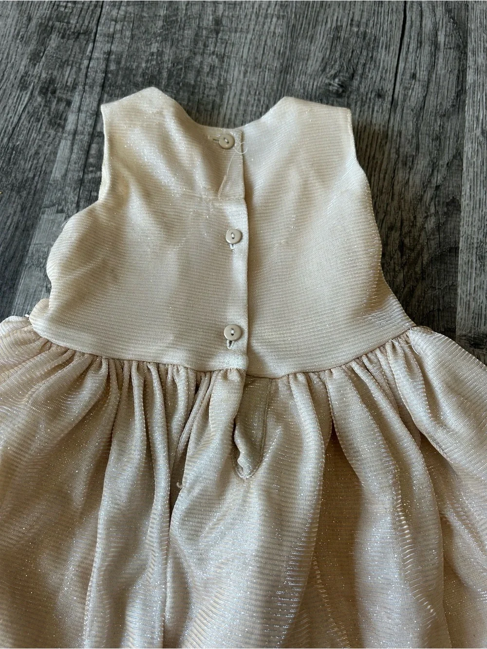 Biscotti Collection Girls Gold Party Dress 3T